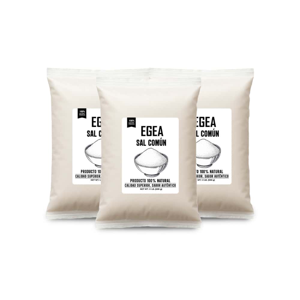 Sal común EGEA (3 x 500 g / 1.1 lb) - Miniatura 1