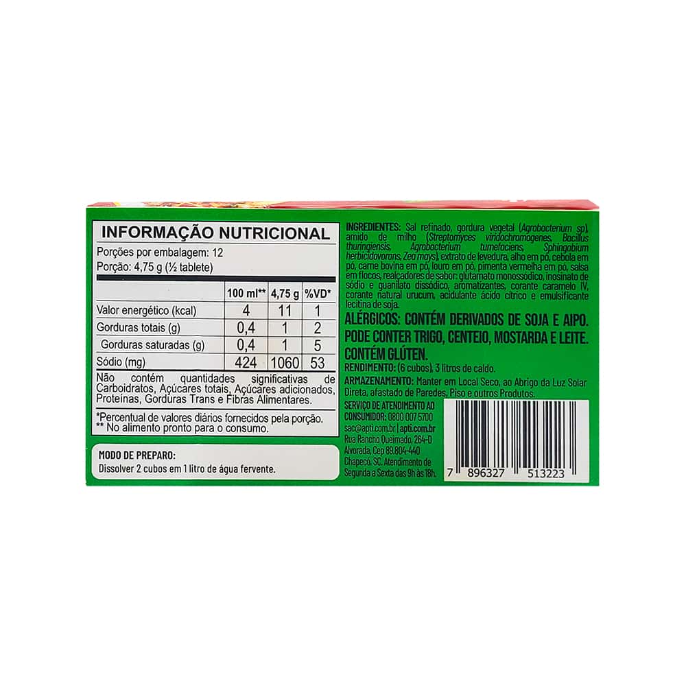 Caldo sabor carne Apti (57 g / 2.01 oz) - Miniatura 2