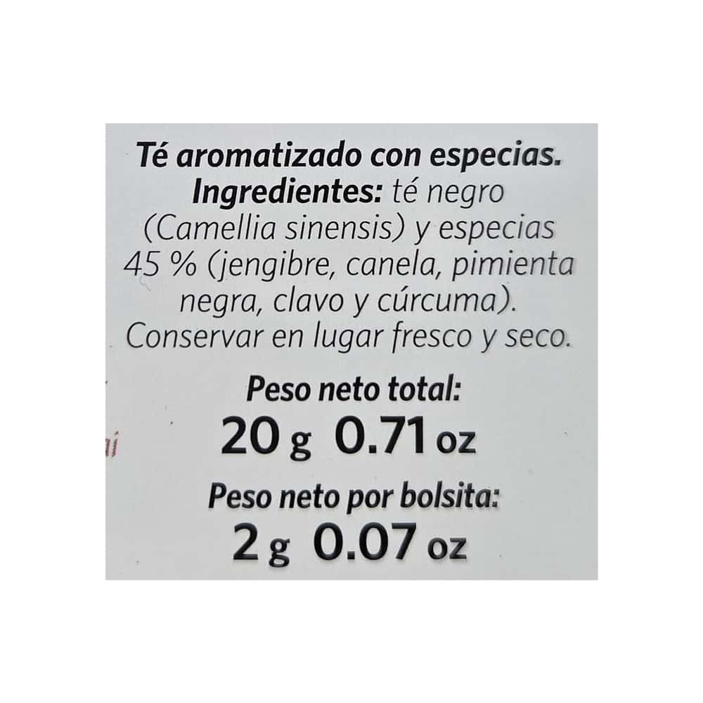 Infusión de té chai y especias Carmencita (20 g / 0.71 oz) - Miniatura 2