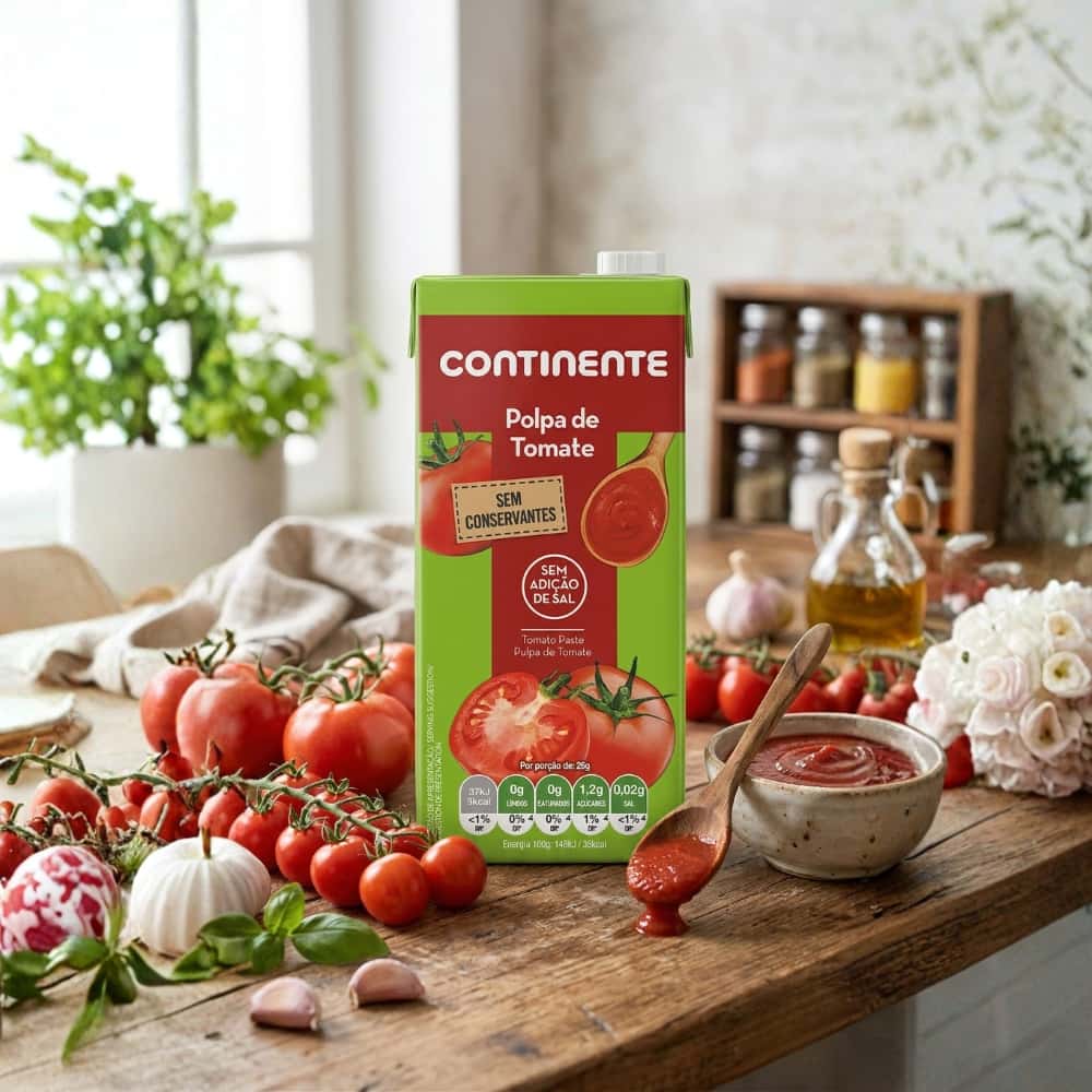 Pulpa de tomate pasteurizada Continente (350 g / 12.35 oz) - Miniatura 4