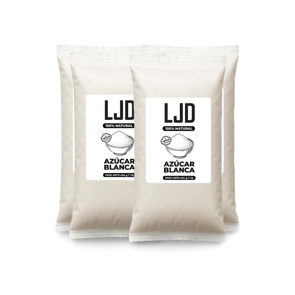 Azúcar blanca LJD (4 x 454 g / 1 lb) - Miniatura 1