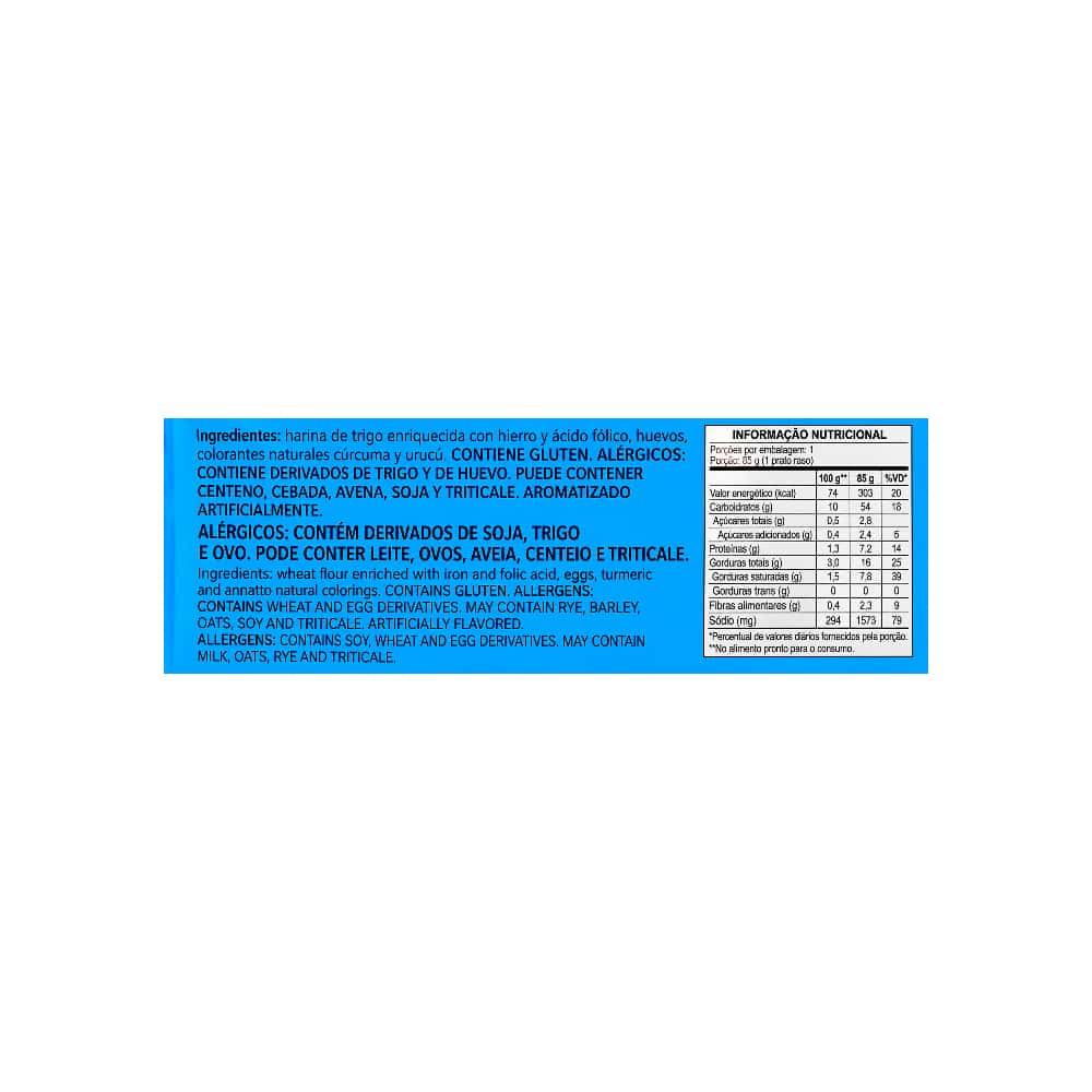 Fideos instantáneos sabor a carne Todeschini (85 g / 2.99 oz) - Miniatura 6