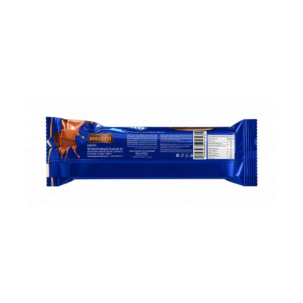 Galleta crujiente de cacao con crema de chocolate Dolcero Dolcetti (56 g / 1.97 oz) - Miniatura 2