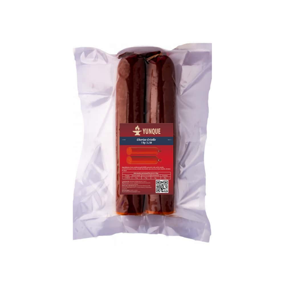 Chorizo criollo Yunque (1 kg / 2.2 lb) - Miniatura 1