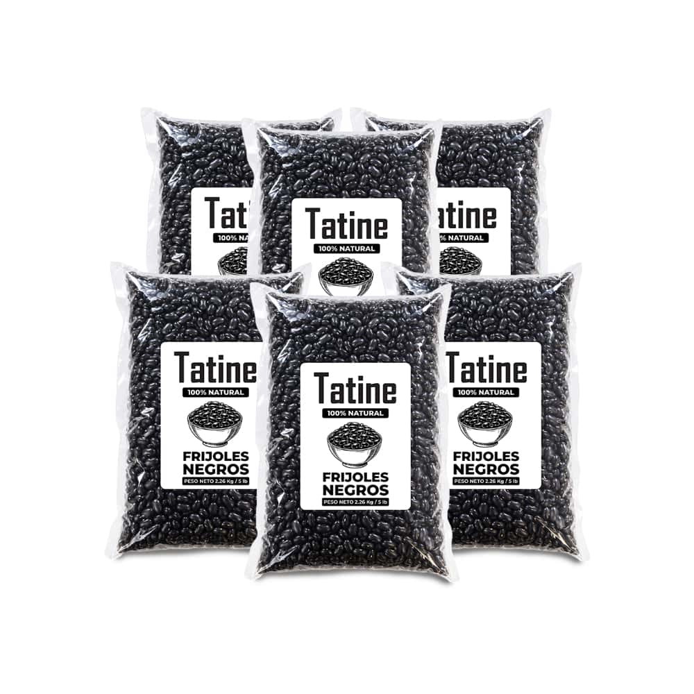 Frijoles negros Tatine (6 x 2.26 kg / 5 lb) - Miniatura 1