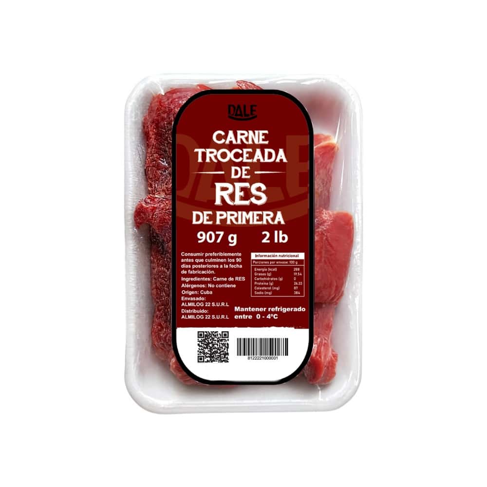 Carne troceada de res de primera Dale (907 g / 2 lb) - Miniatura 2
