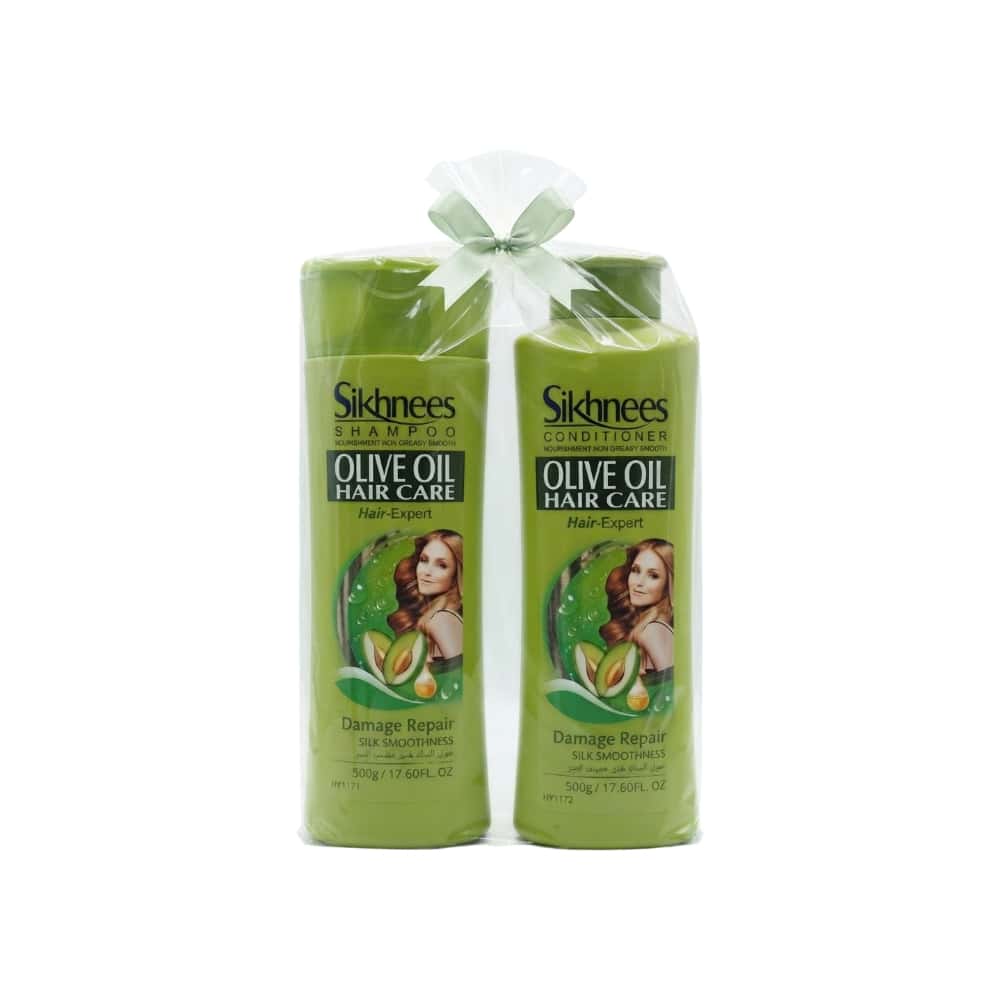 Juego de champú y acondicionador con aceite de oliva Sikhnees - Miniatura 4
