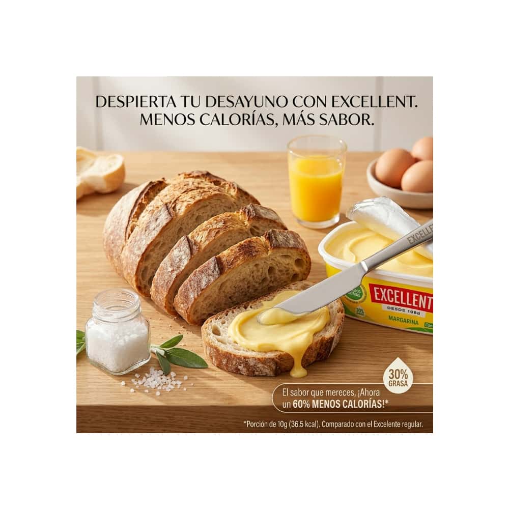 Margarina con sal Excellent (250 g / 8.81oz) - Miniatura 5