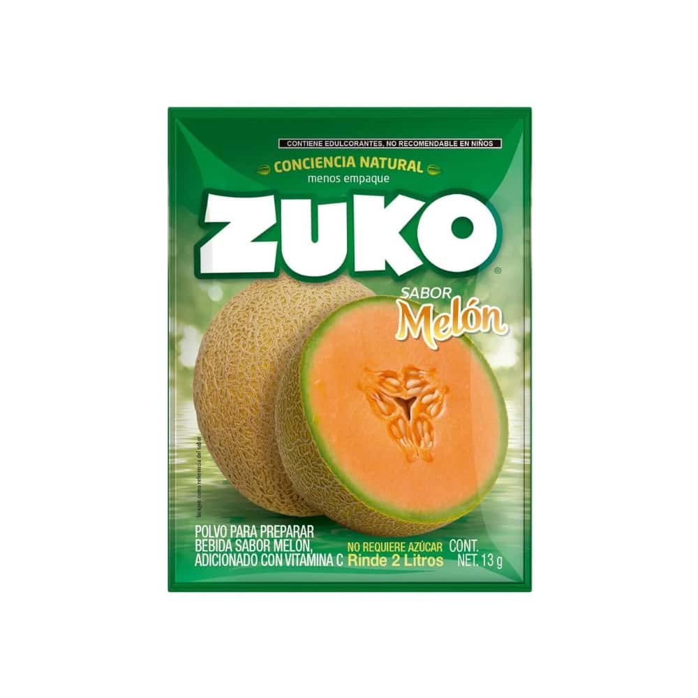 Refresco instantáneo sabor melón Zuko (13 g) - Miniatura 6