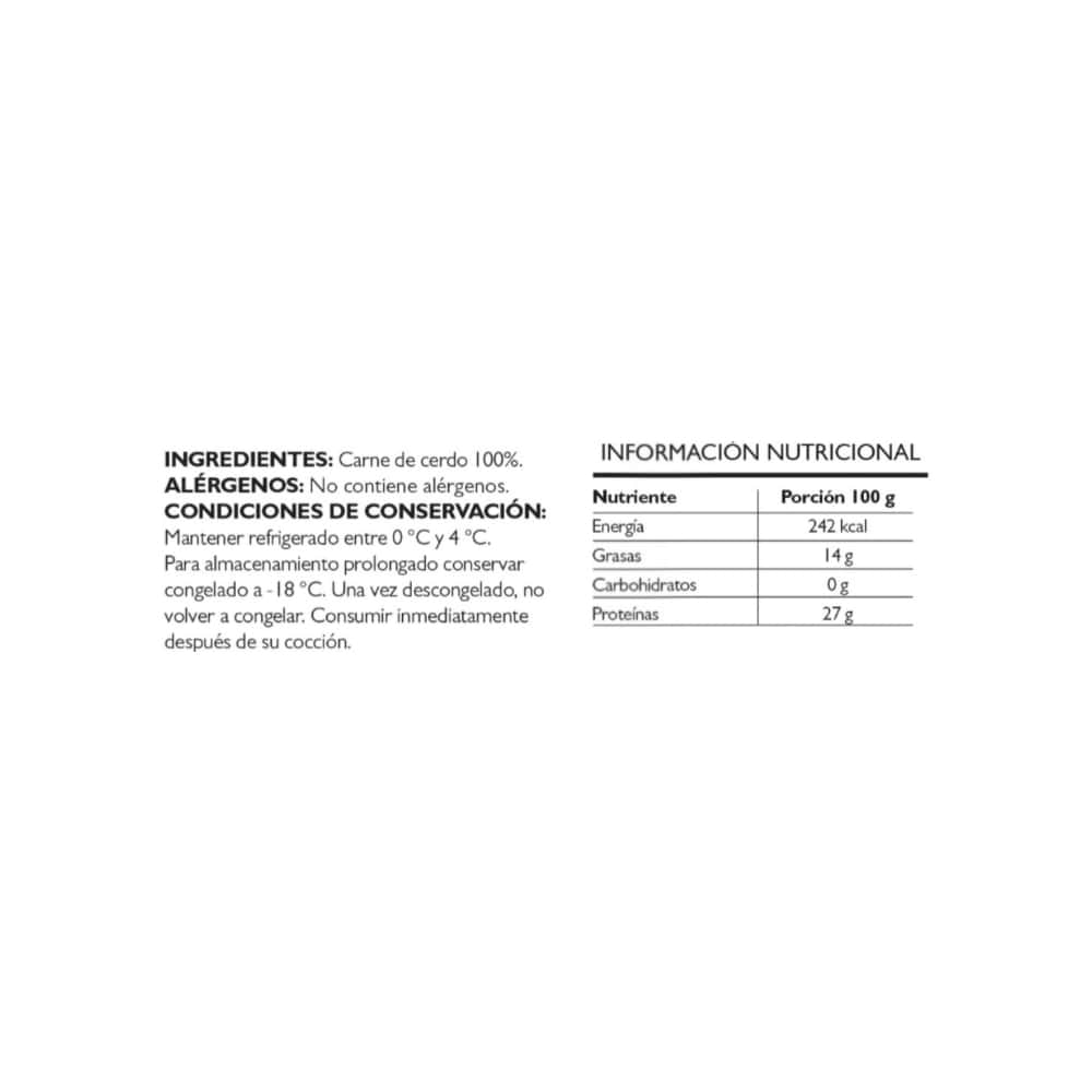 Lonjas de cerdo Pruébalo (1 kg / 2.2 lb) - Miniatura 3
