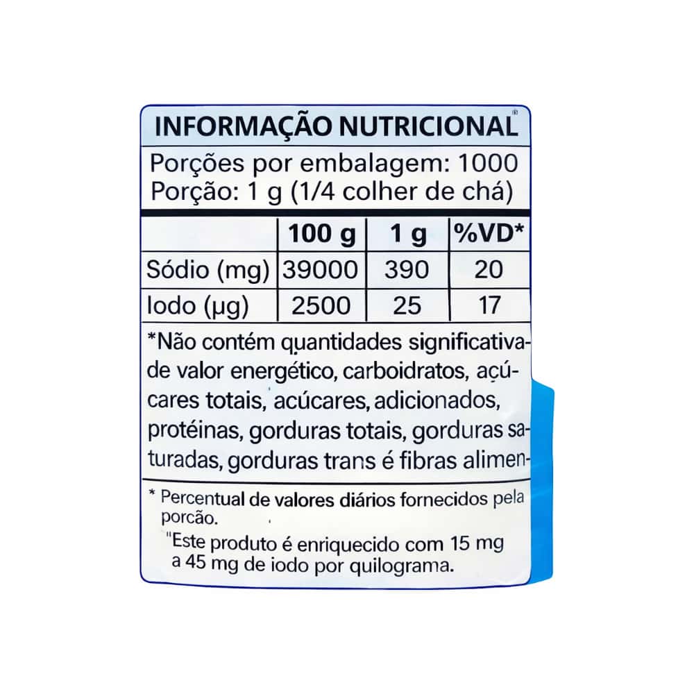 Sal yodada molida LN (1 kg / 2.2 lb) - Miniatura 3