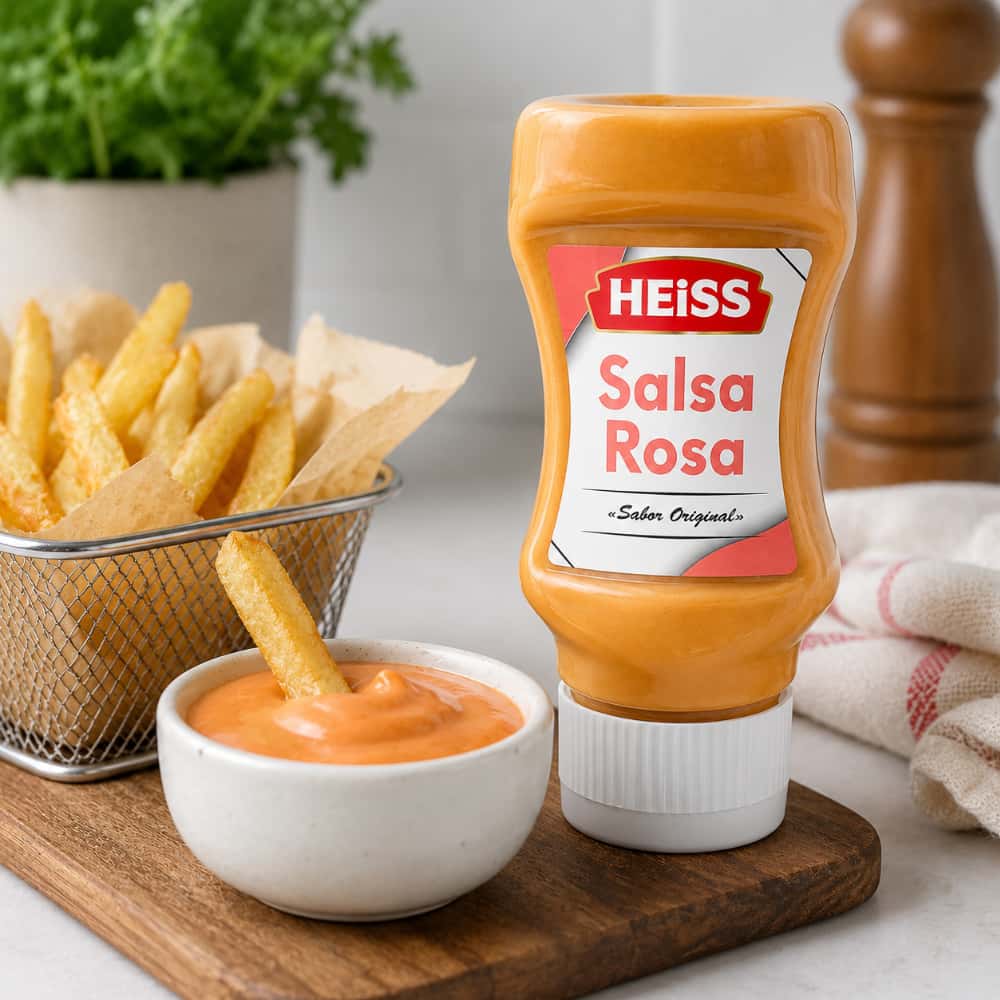Salsa rosa sabor original Heiss (3 x 260 g / 9 oz) - Miniatura 2