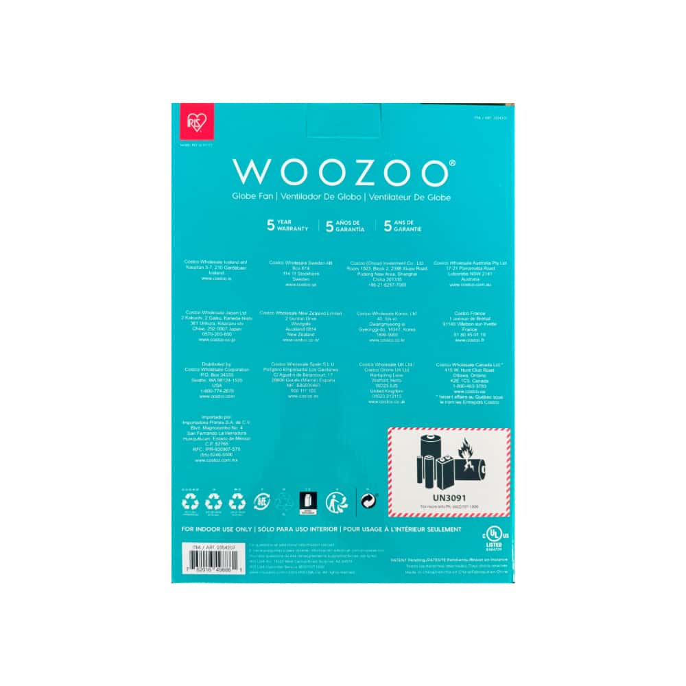 Ventilador de globo Woozoo PCF-SC15T-CT - Miniatura 5