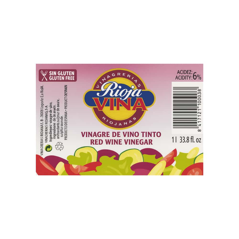 Vinagre de vino tinto Riojavina (1 L) - Miniatura 2