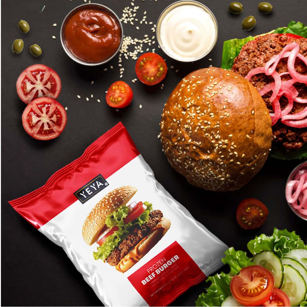 Hamburguesa de carne de res YEYA (80 g / 2.8 oz) - Miniatura 5