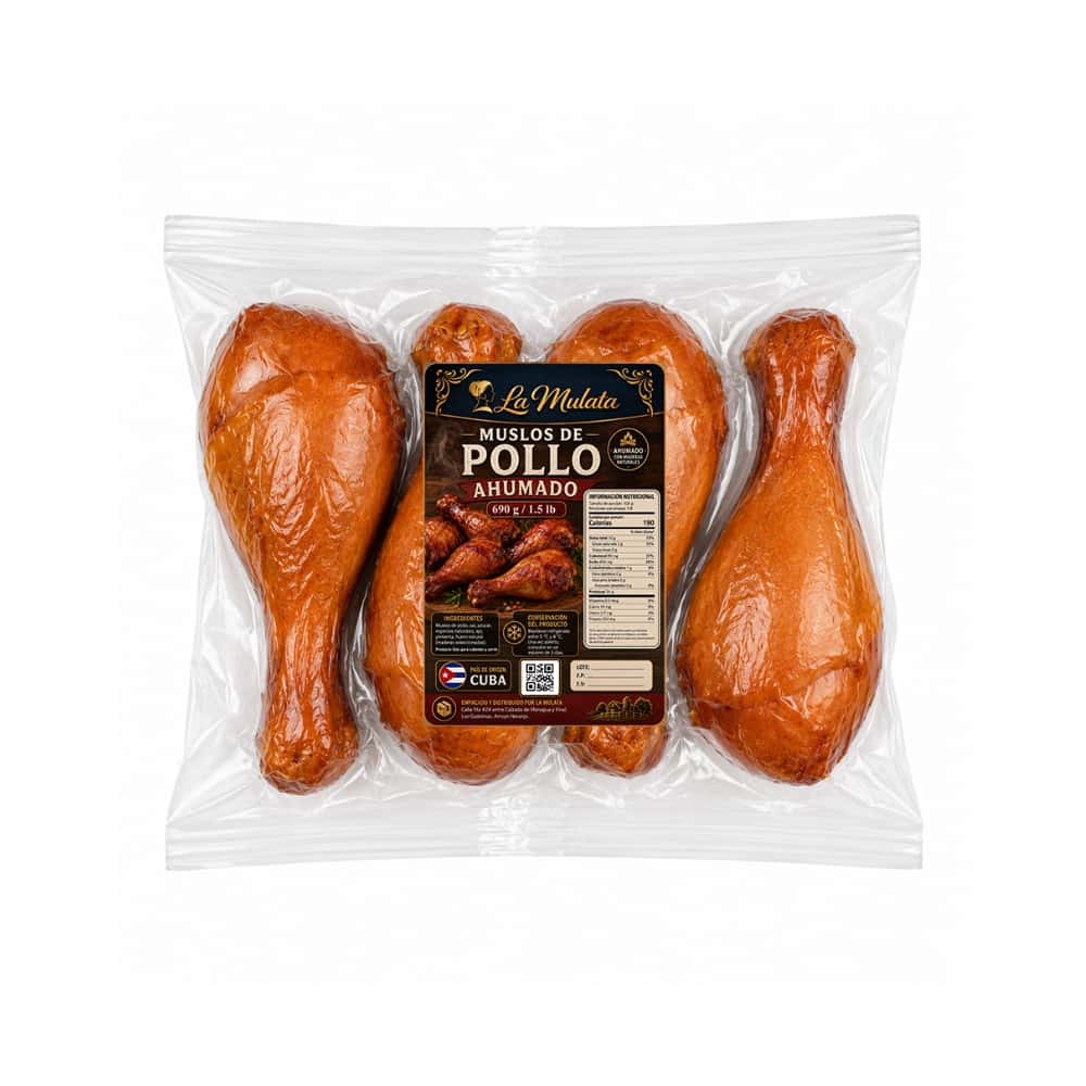 Muslos de pollo ahumados La Mulata (690 g / 1.5 lb) - Miniatura 1
