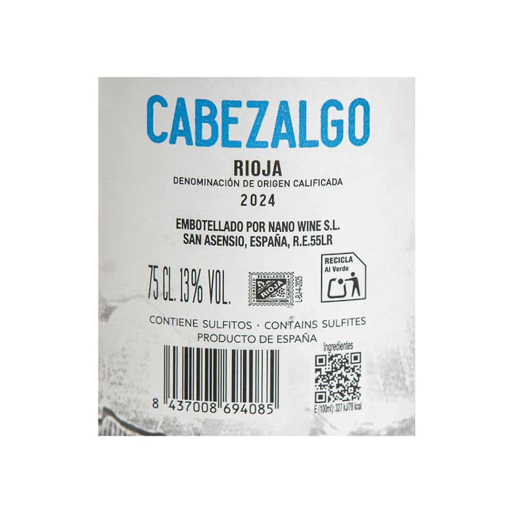 Vino blanco Rioja Cabezalgo (750 ml) - Miniatura 3