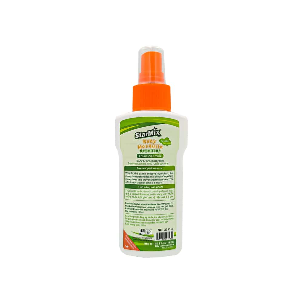 Repelente de mosquitos para bebé Starmix (100 ml) - Miniatura 2