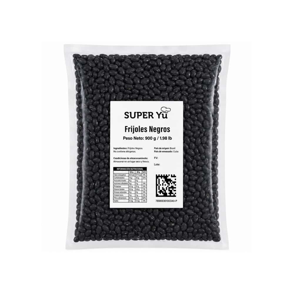 Frijoles negros Super Yu (900 g / 1.98 lb) - Miniatura 3