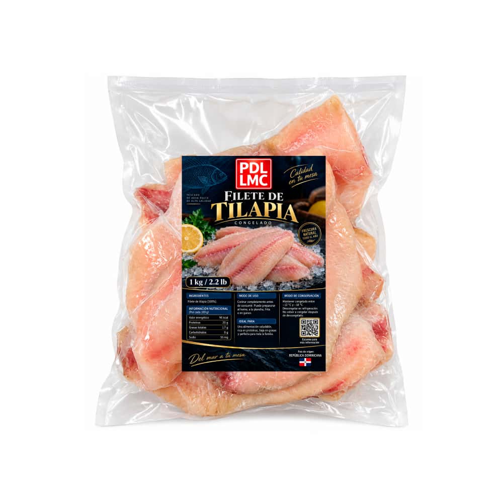 Filete de tilapia congelado PDL LMC (1 kg / 2.2 lb) - Miniatura 2