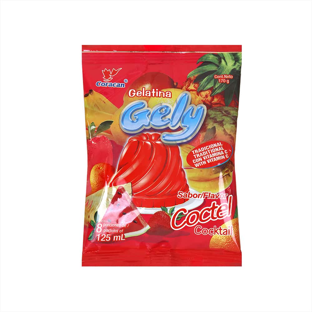 Gelatina sabor coctel Gely (170 g / 6 oz) - Miniatura 5