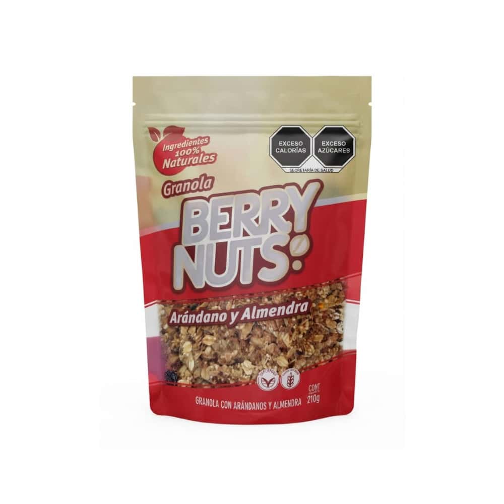 Granola con arándanos y almendra Berry Nuts (210 g / 7.4 oz) - Miniatura 1