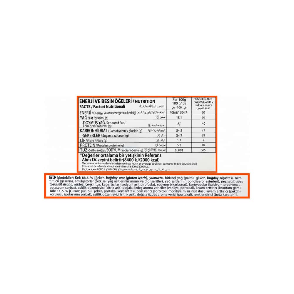 Pastel relleno con salsa de naranja Paye Simsek (25 g / 0.88 oz) - Miniatura 2