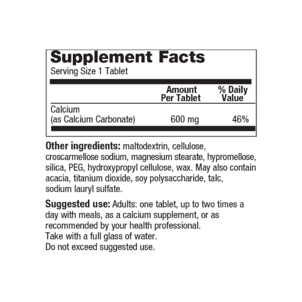 Calcio 600 mg Gericare (60 tabletas) - Miniatura 2
