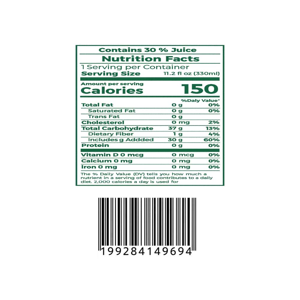 Néctar de fruta sabor manzana Onbazar (330 ml) - Miniatura 4