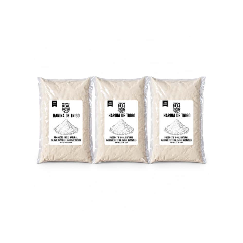 Harina de trigo Cosecha Real (3 x 1 kg / 2.2 lb) - Miniatura 1