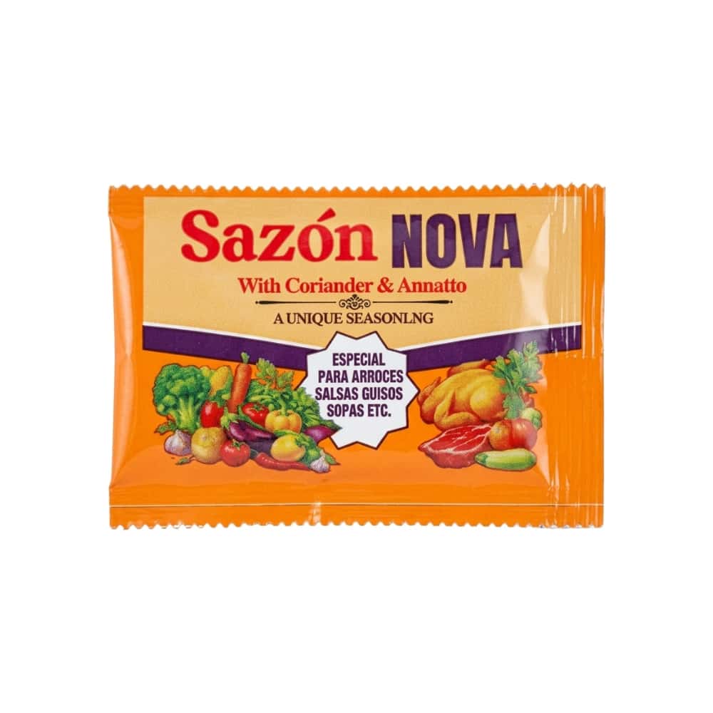 Sazón con Cilantro y Achiote NOVA (5 g) - Miniatura 1