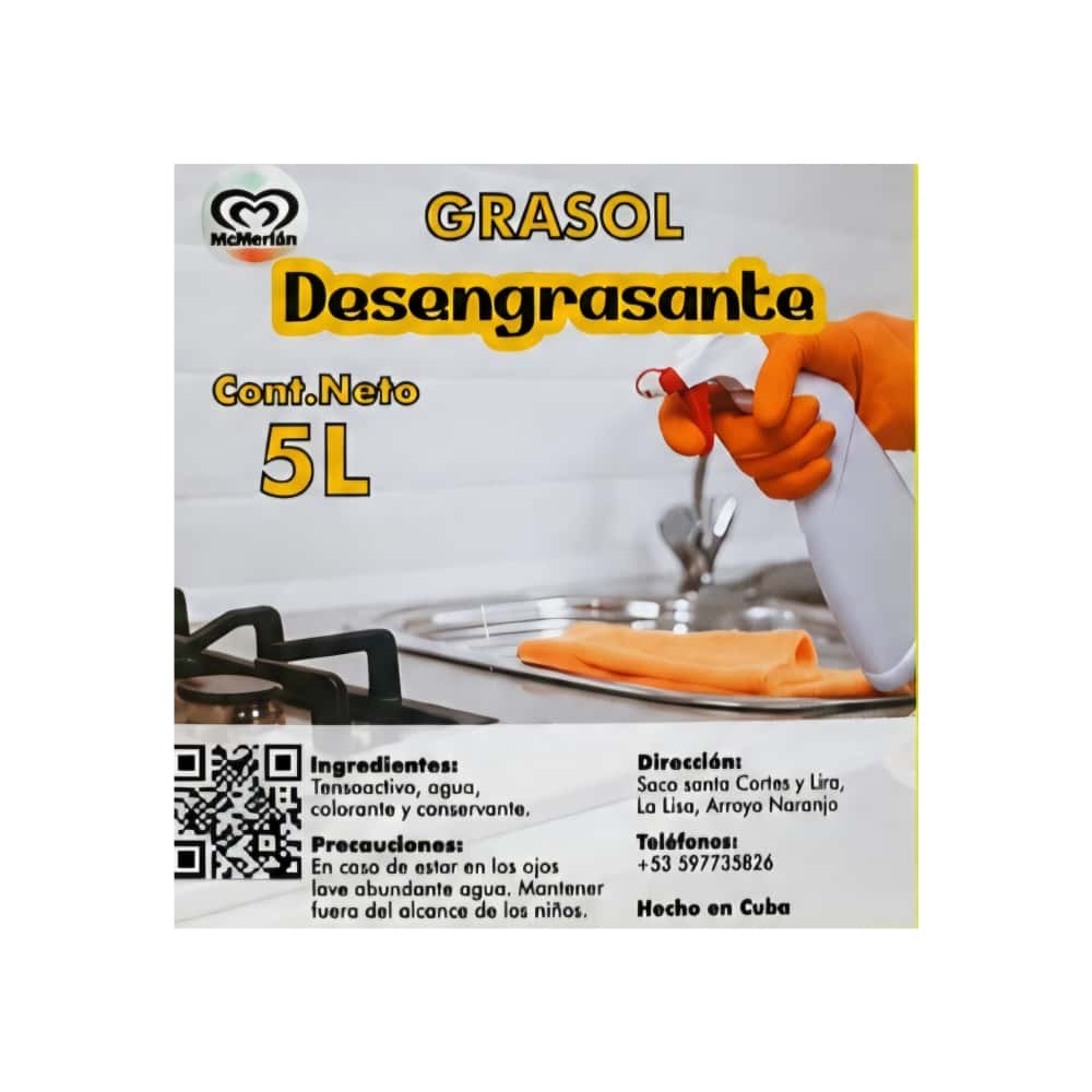 Desengrasante Grasol McMerlán (5 L) - Miniatura 2