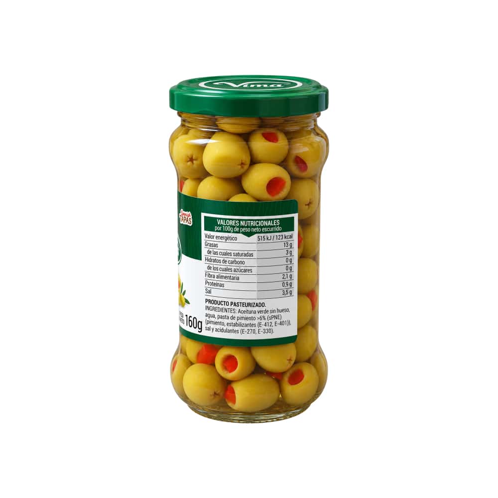 Aceitunas rellenas de pimiento Vima Foods (290 g / 10.23 oz) - Miniatura 3