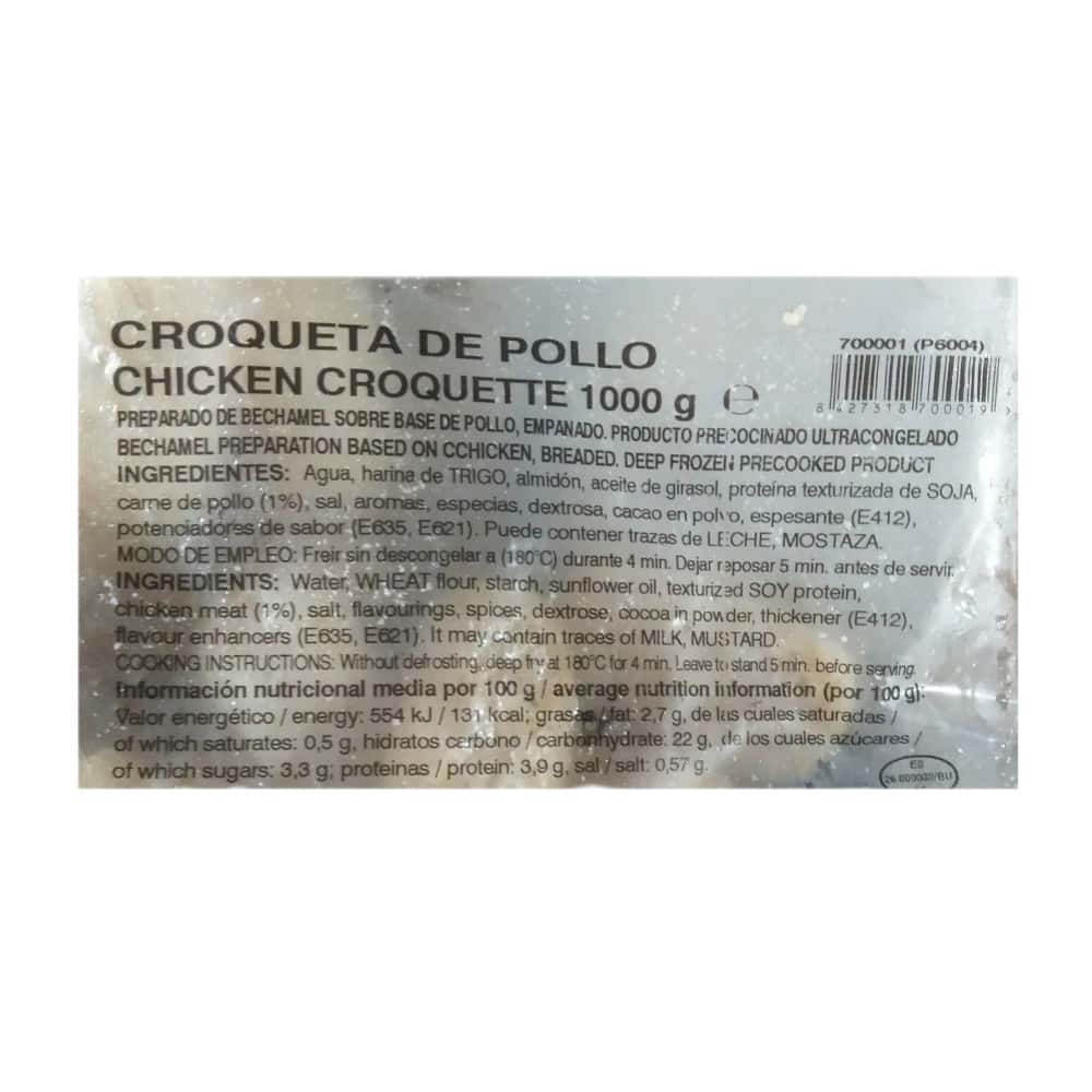 Croquetas de jamón Eurofrits (1 kg / 2.2 lb) - Miniatura 4