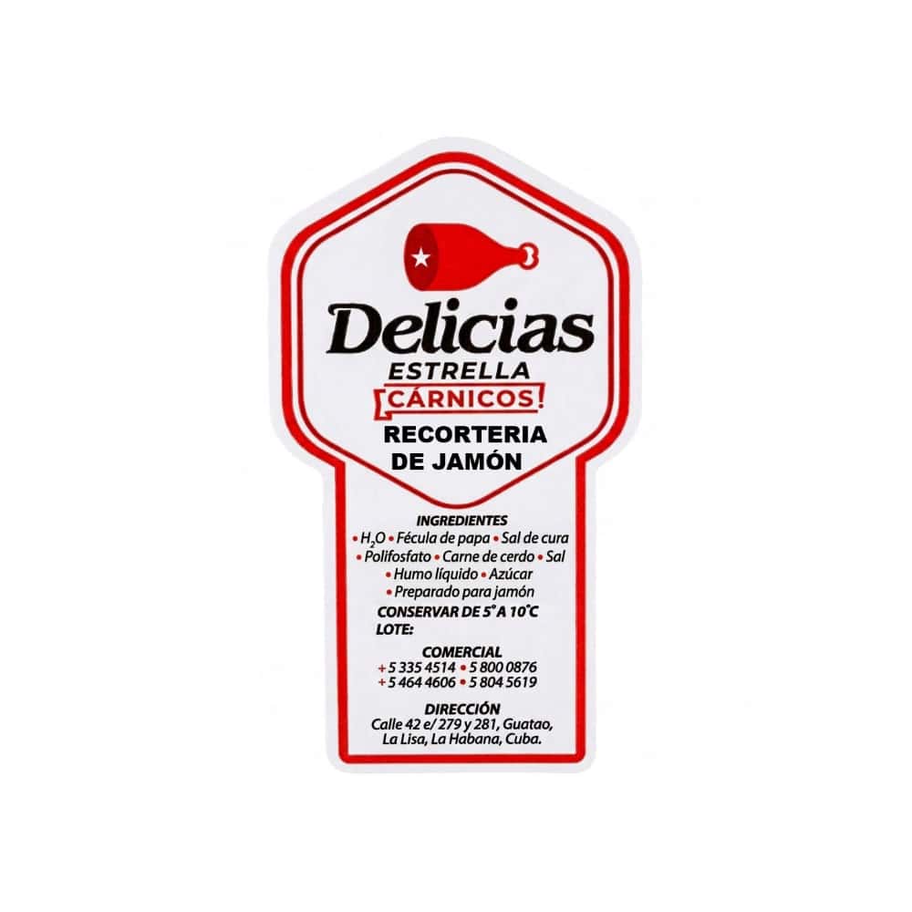 Recortería de jamón Delicias Estrella (250 g / 8.82 oz) - Miniatura 2