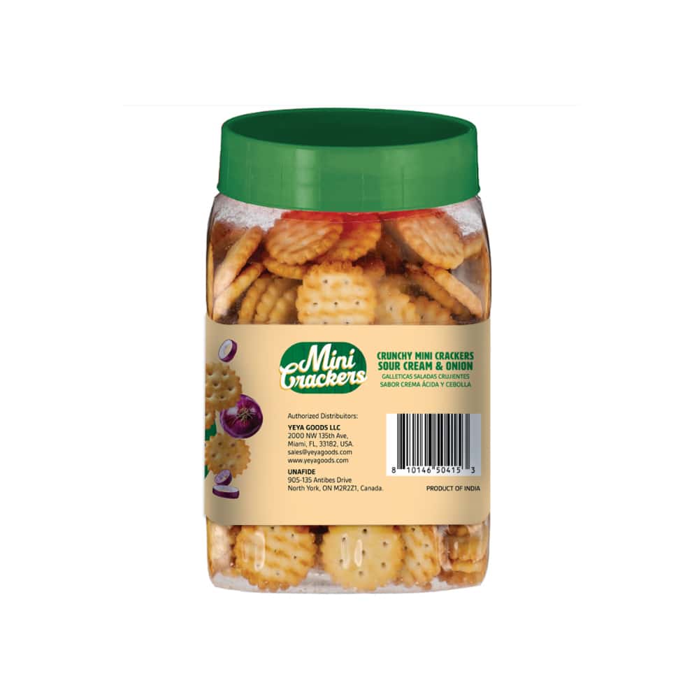 Galleticas saladas sabor crema y cebolla YEYA (6 x  227 g ) - Miniatura 2