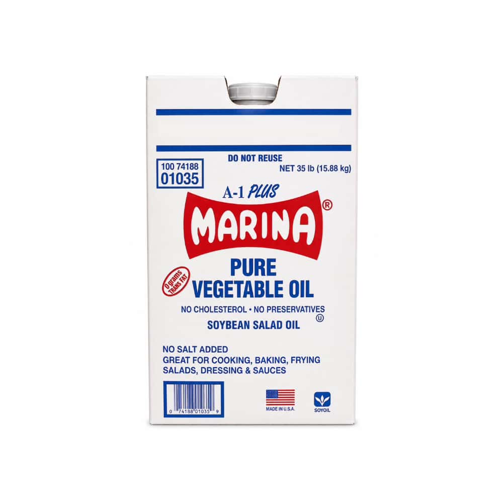 Aceite vegetal puro de soya Marina (15.88 kg / 35 lb) - Miniatura 1