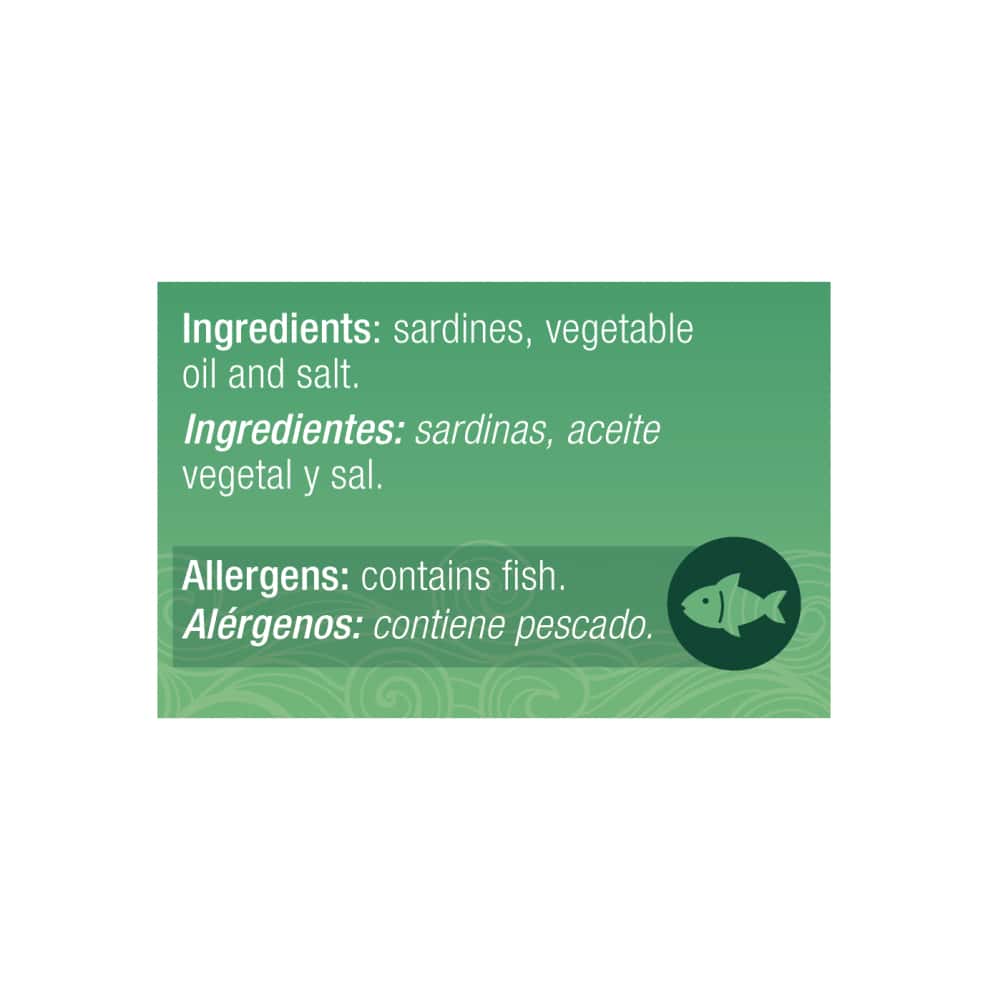 Sardinas en aceite vegetal YEYA (425 g / 15 oz) - Miniatura 3