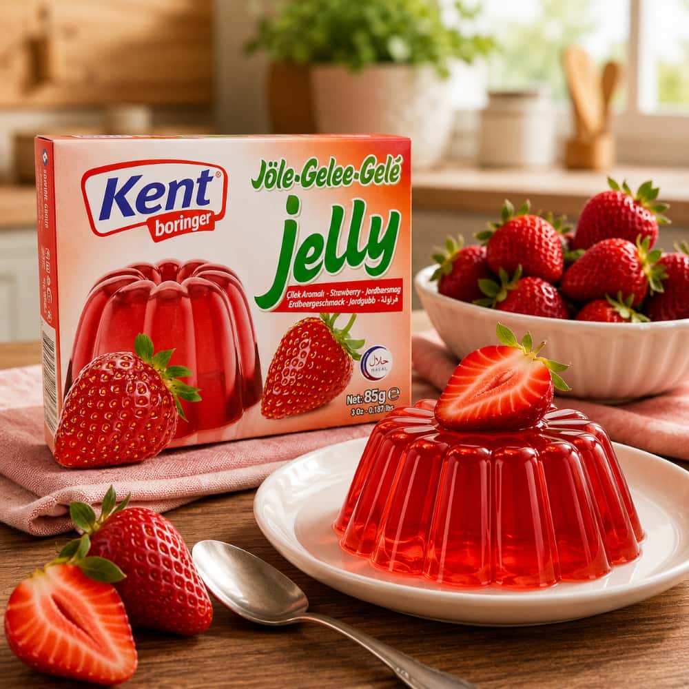 Gelatina sabor a fresa Kent boringer (85 g / 3 oz) - Miniatura 4