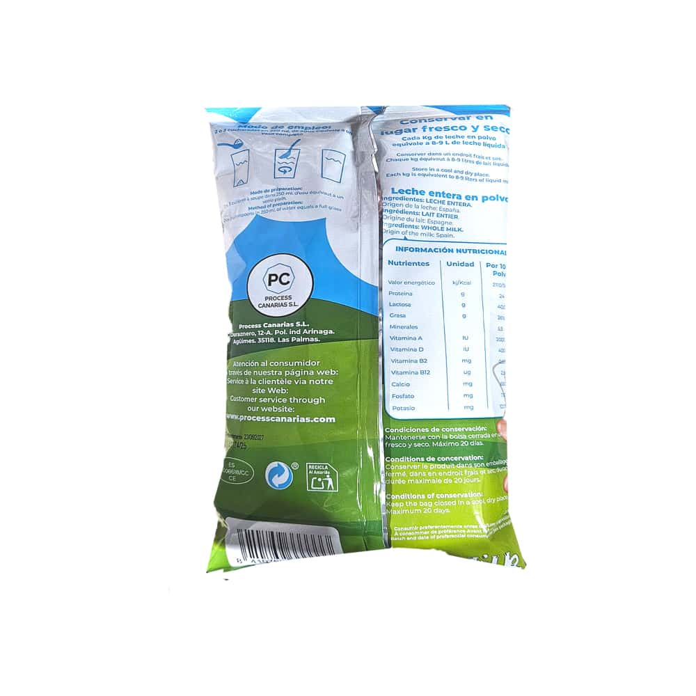 Leche entera en polvo Mumilk (1 kg / 2.2 lb) - Miniatura 3