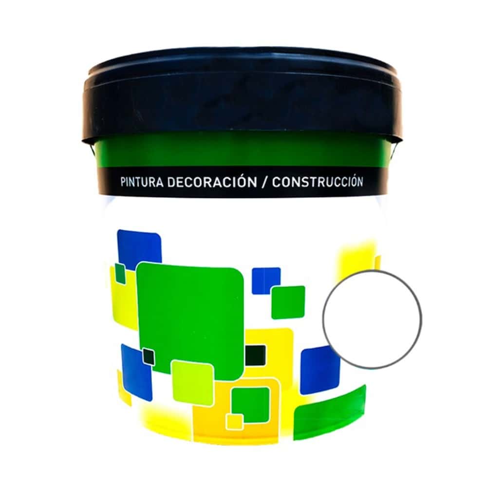 Pintura acrílica interior y exterior blanca Euro Campi (15 L) - Miniatura 4