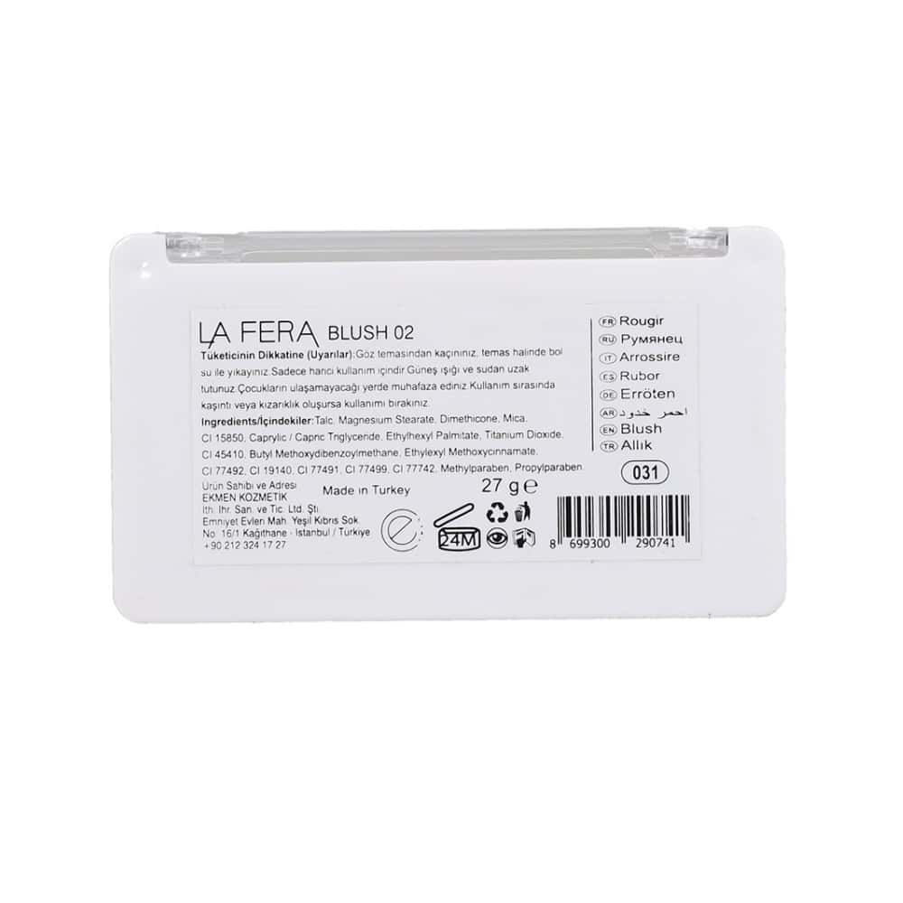 Paleta de rubor No 2 La Fera (27 g) - Miniatura 6