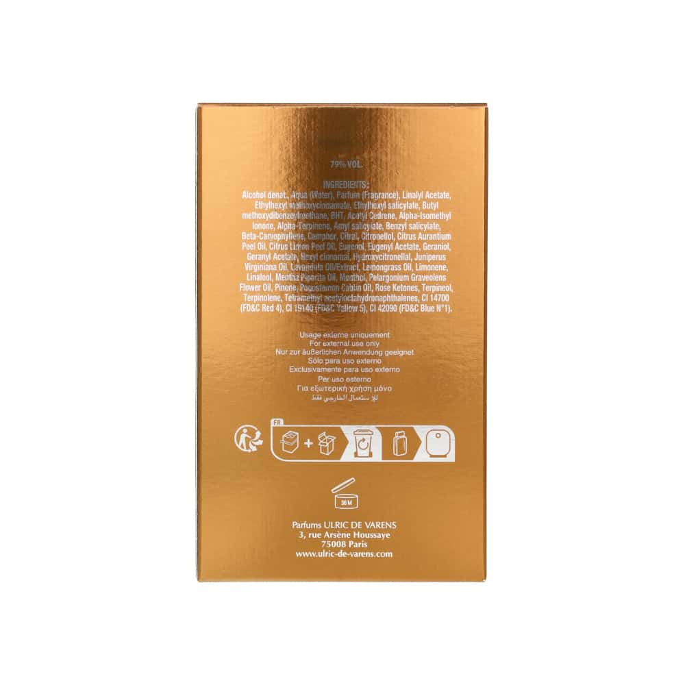 Agua de tocador para hombre V.I.P. Ulric de Varens (100 ml / 3.4 oz) - Miniatura 3