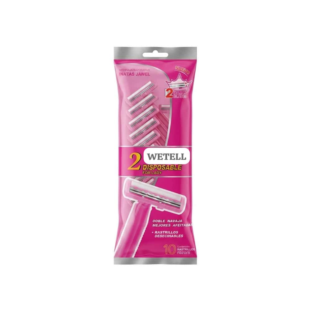 Cuchillas desechables para mujer Wetell (10 U) - Miniatura 1
