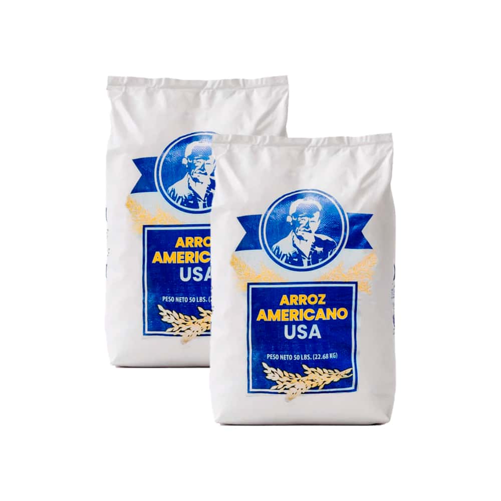 Arroz de grano largo americano Aloy (2 x 22.68 kg / 50 lb) - Miniatura 1