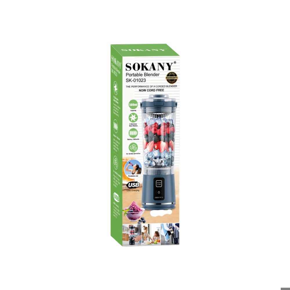 Batidora portátil recargable 500 ml Sokany SK-01023 - Miniatura 3
