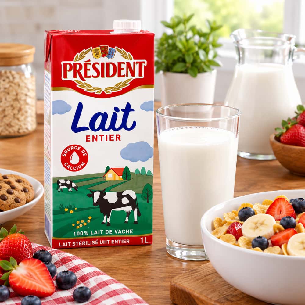 Leche entera Président (1 L) - Miniatura 4