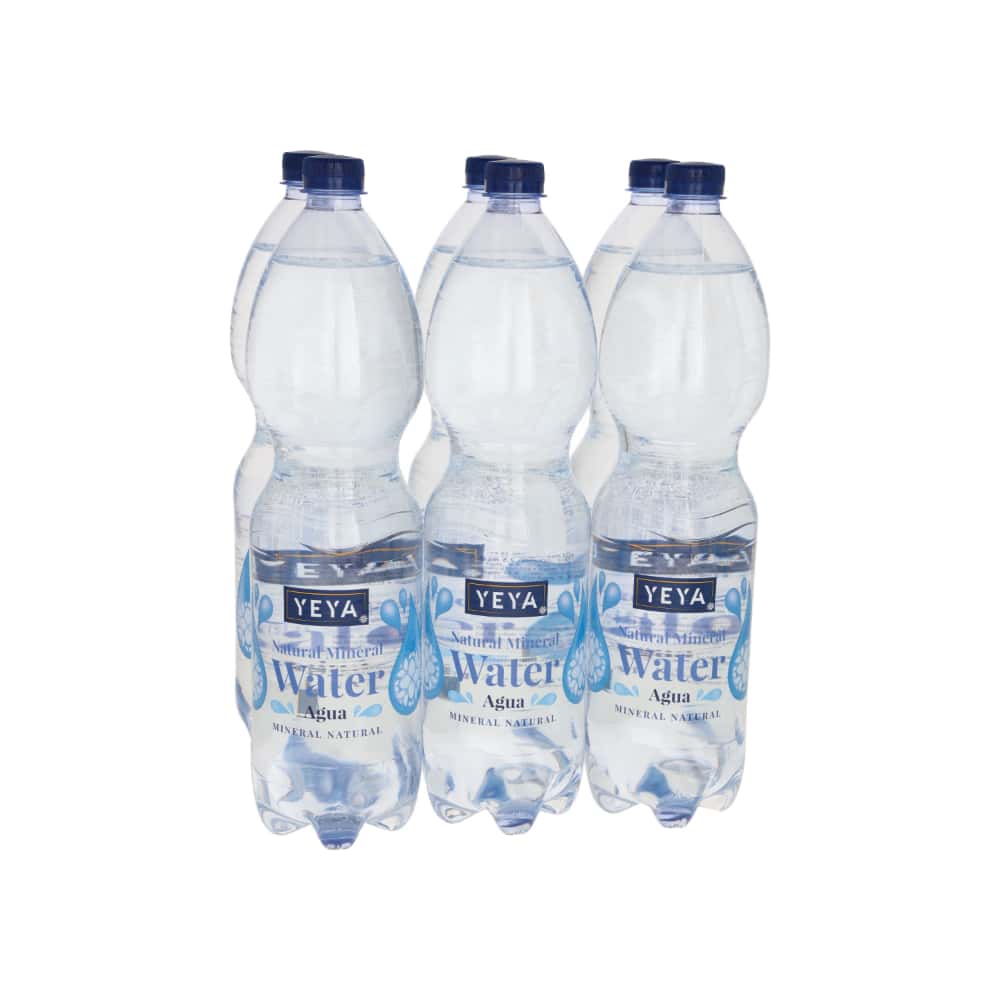 Agua mineral natural YEYA (6 x 1500 ml) - Miniatura 1