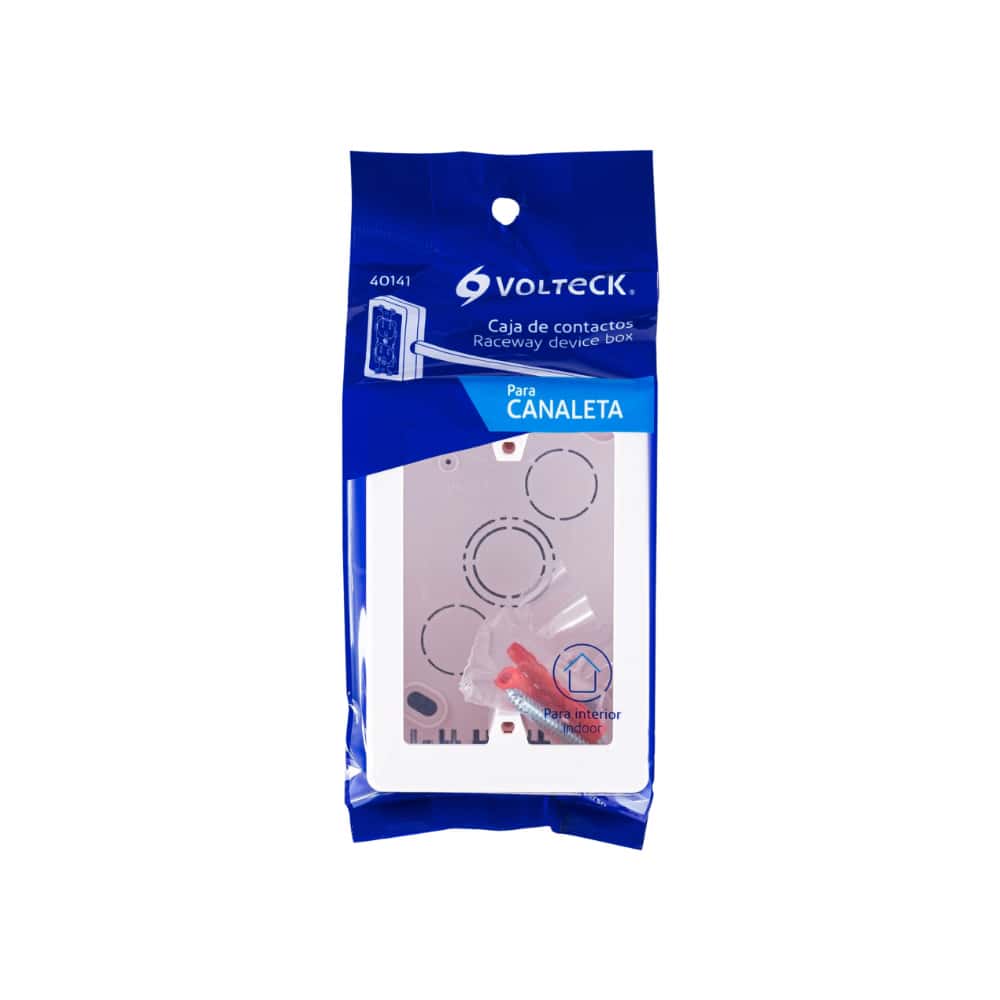 Caja de contactos para canaleta 3" x 5" blanca Volteck - Miniatura 7