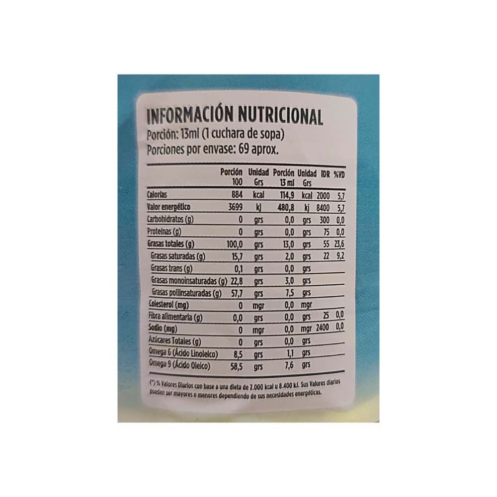 Aceite de soja Casaliva (900 ml) - Miniatura 2